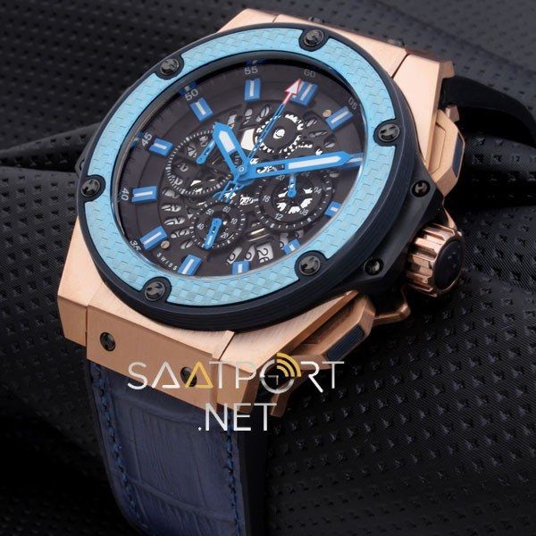 Hublot King Power Special One Lacivert Gold