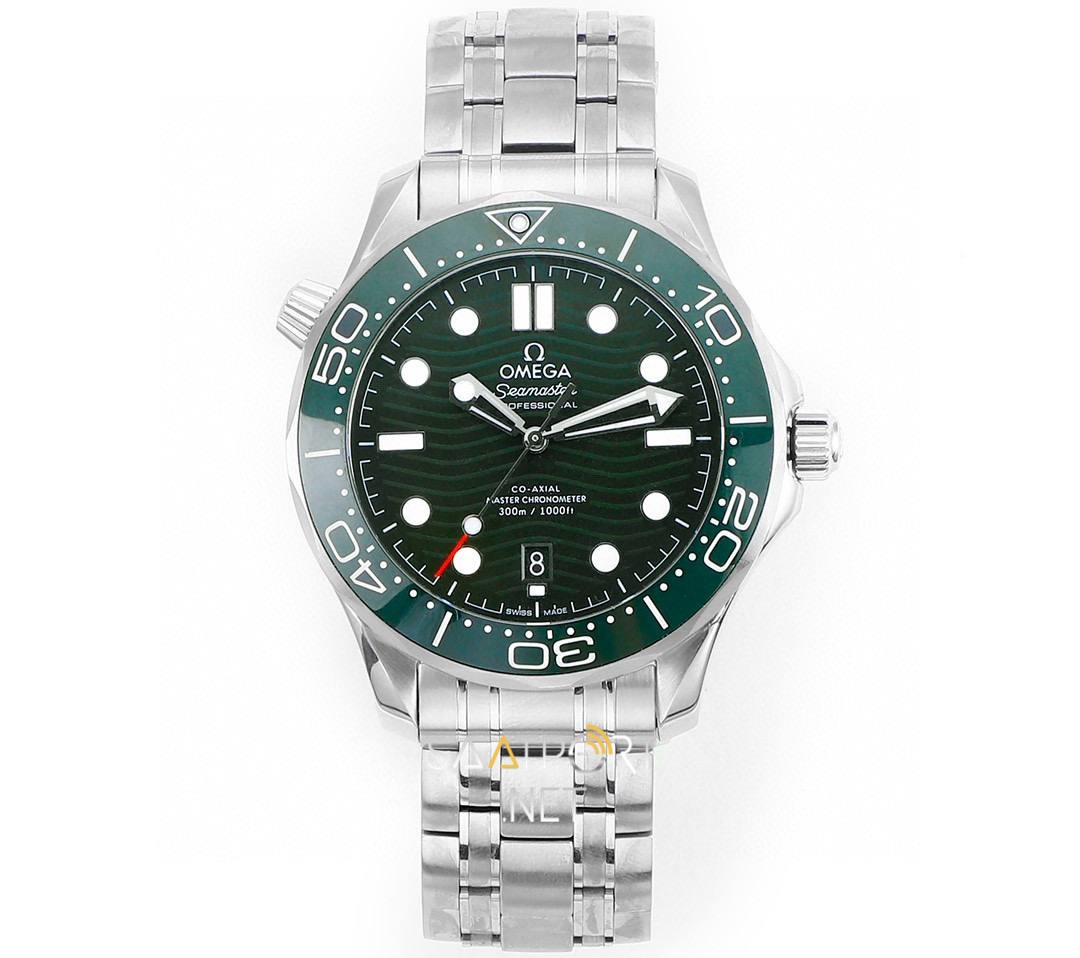 Omega Seamaster Diver 300M Green Steel Super Clone Eta