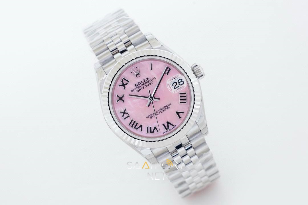 Rolex Datejust 36mm Pink Dial Super Clone Eta