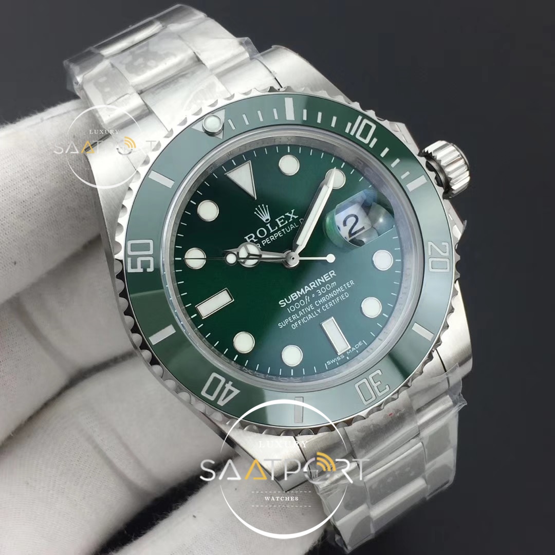 Rolex Submariner 116610 LV Green Ceramic V8 316F A2836