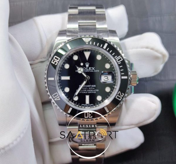 Rolex Submariner 126610LN 904L Siyah Kadran  Clean 3135 Super Clone Plus ETA