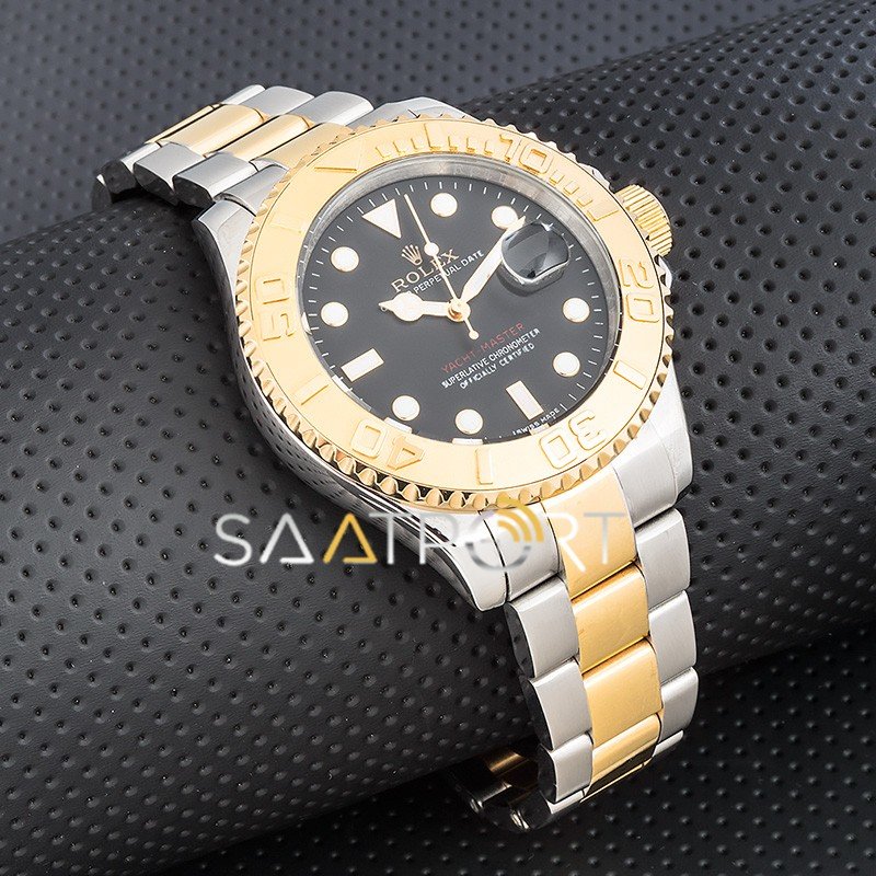 Rolex Yacht-Master Two Tone Siyah Kadran