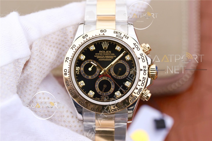 Rolex Daytona 116523 Cosmograph Diamond Dial 4130 Mekanizma