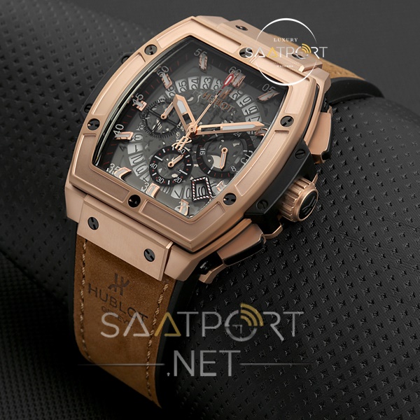 Hublot MP-06 Senna Rose Gold Pilli Cronometreli