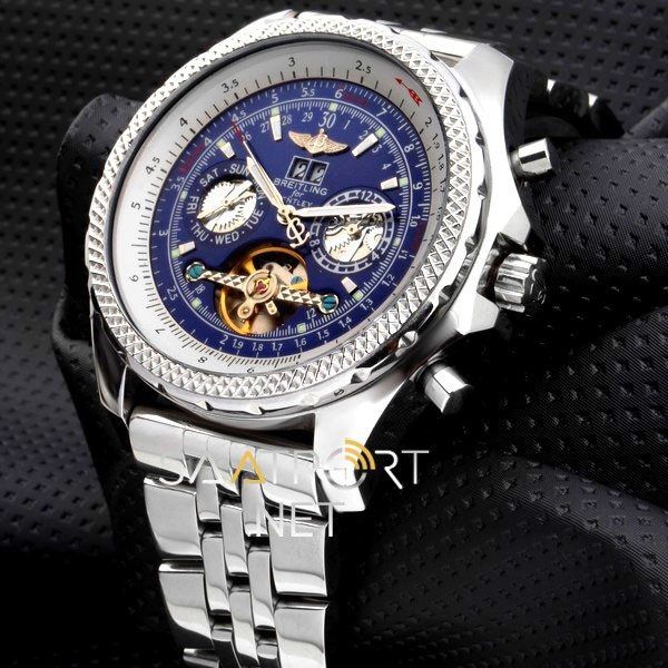 Breitling Lacivert Tourbillon Saat