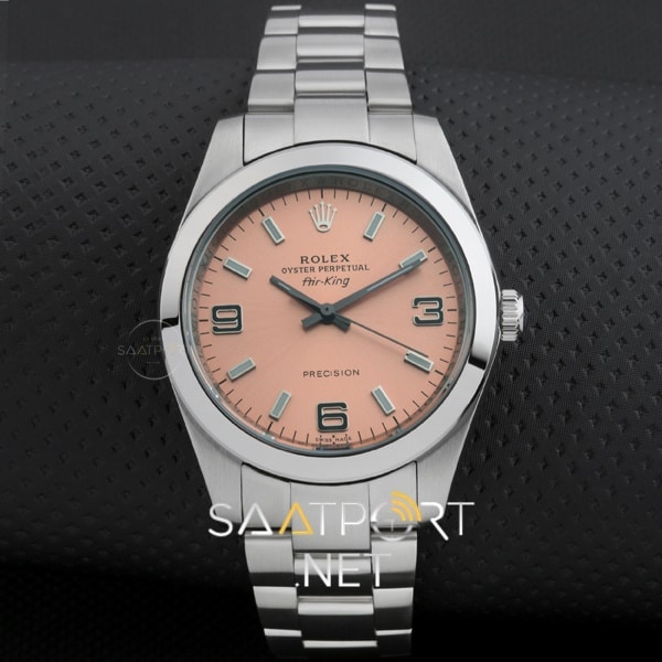 Rolex Air King Precision Pink Dial 39 mm Automatic