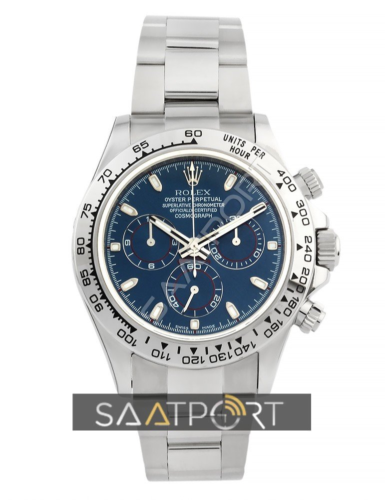 Rolex Daytona Dark Blue Eta Saat 4130 Mekanizma