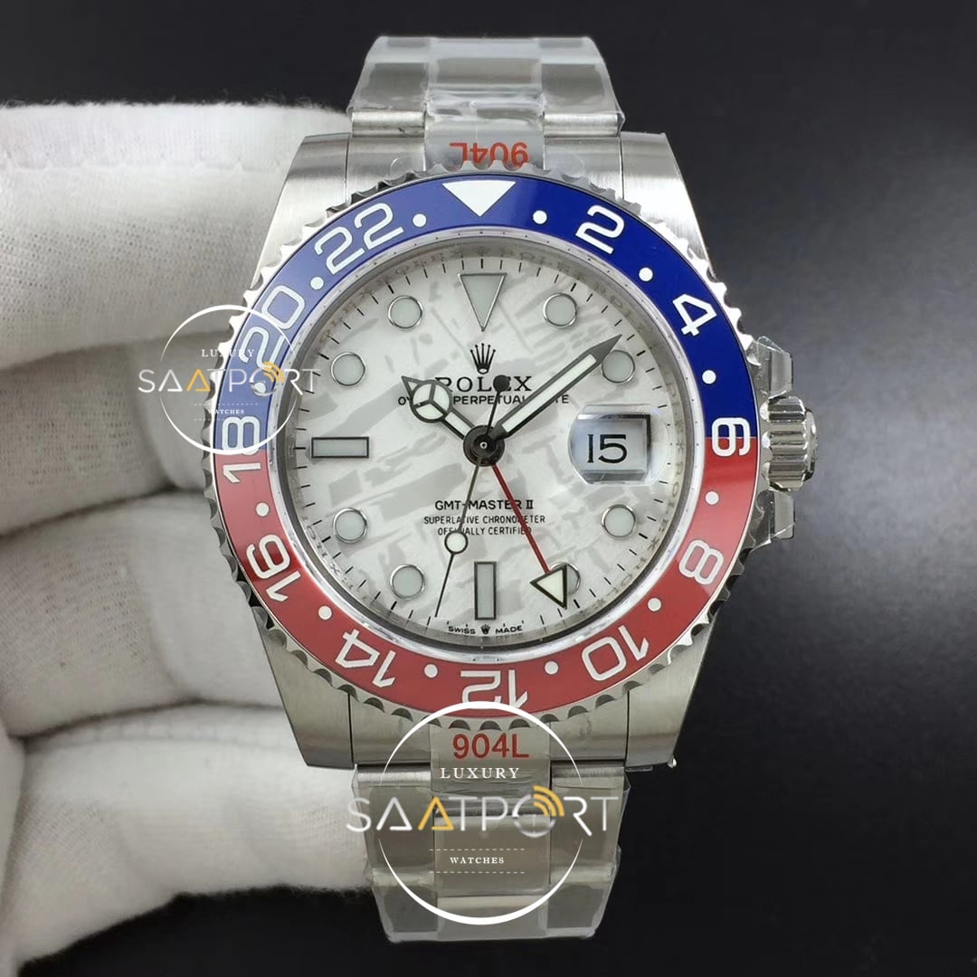 Rolex GMT-Master II 126719 Meteorite Dial 3285 Correct Hand Stack ETA