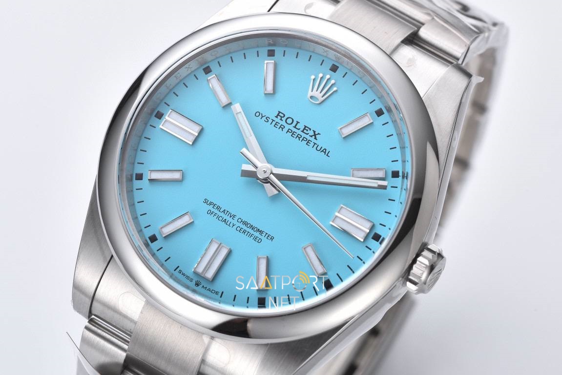 Rolex Oyster Perpetual 41mm Tiffany Blue Super Clone Eta Clean