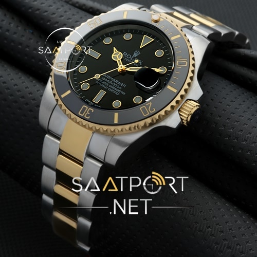 Rolex Submariner Two Tone Siyah Kadran