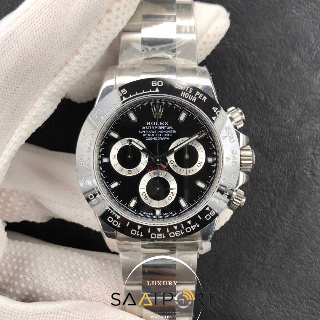 Rolex Daytona Black 116500LN Noob V4 4130 Super Clone Swiss Ceramic Bezel