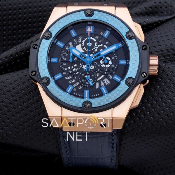 Hublot King Power Special One Lacivert Gold