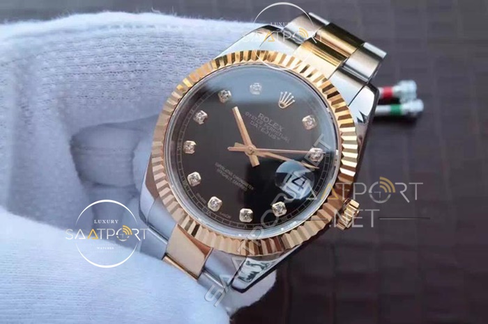 Rolex Datejust 36 mm Bayan Kol Saati Sİyah Kadran