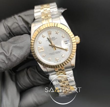 Rolex Datejust Taşlı Kadran Jubile Kordon Otomatik Mekanizma