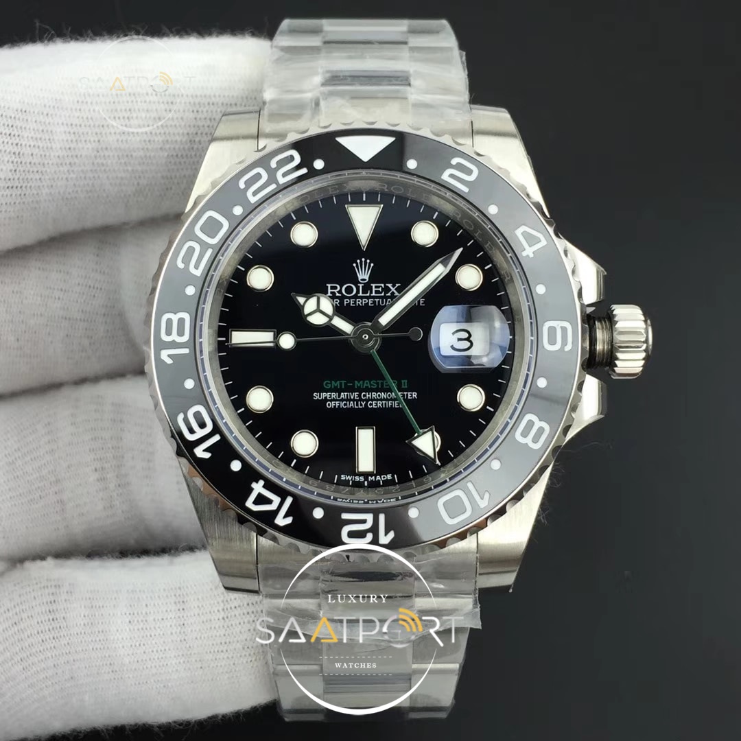 Rolex GMT-Master II 116710LN Black Ceramic Noob Best Edition 3186 Version 7