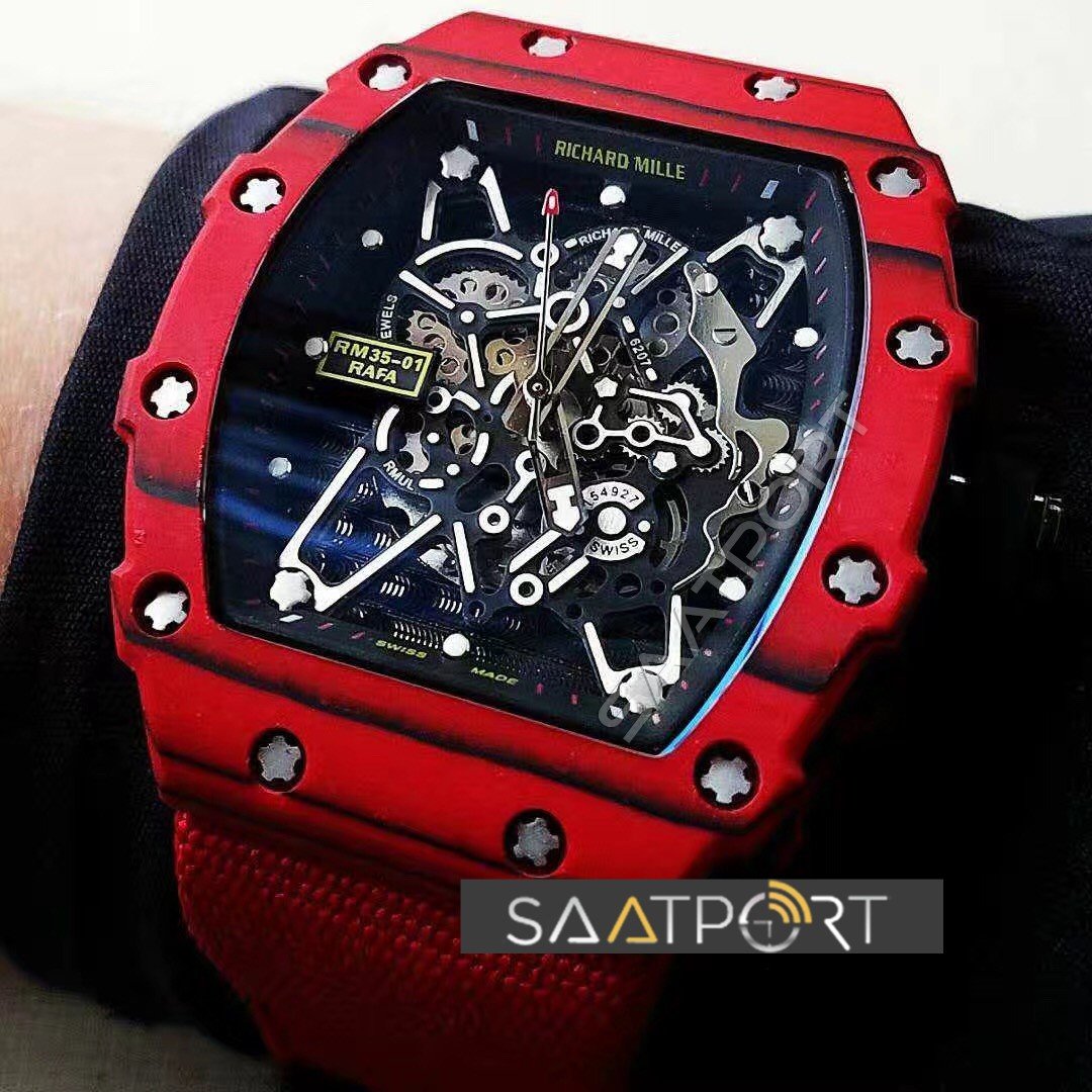 Richard Mille Carbon Eta Saat RM35 02 Rafael Nadal TPT Red