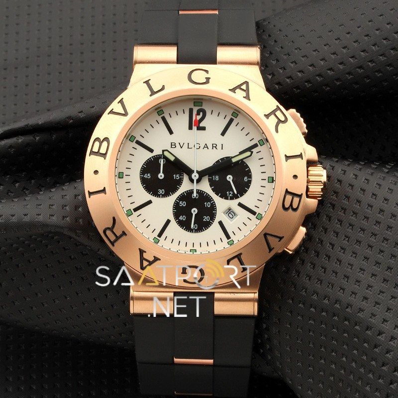 Bvlgari Diagono Titanium Gold Chronograph