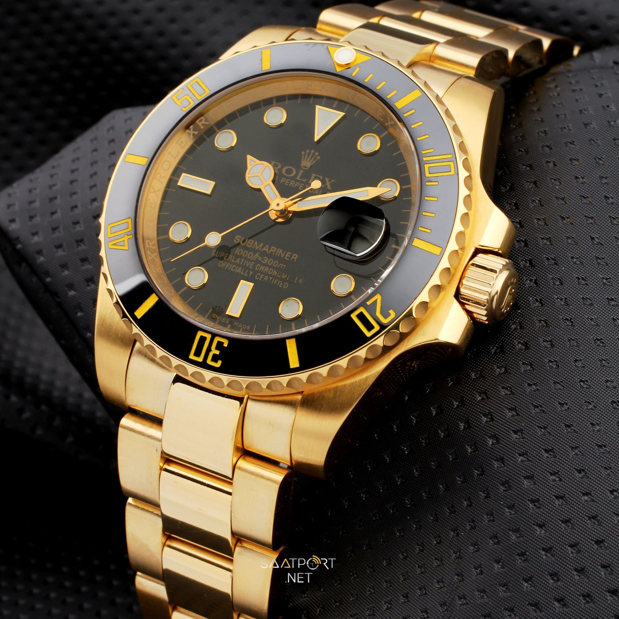 Rolex Submariner Gold Black 116618LN Ceramic