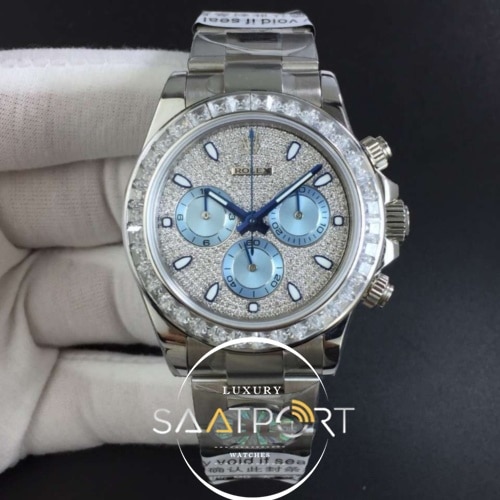 Rolex Daytona 116576TBR Full Paved Diamonds BLF Best Edition Diamonds Dial 4130