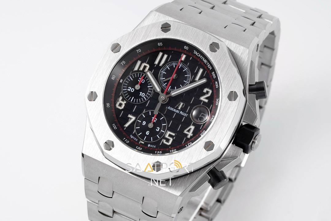 Audemars Piguet  44MM Siyah Kadran  Chronograph Eta Saat