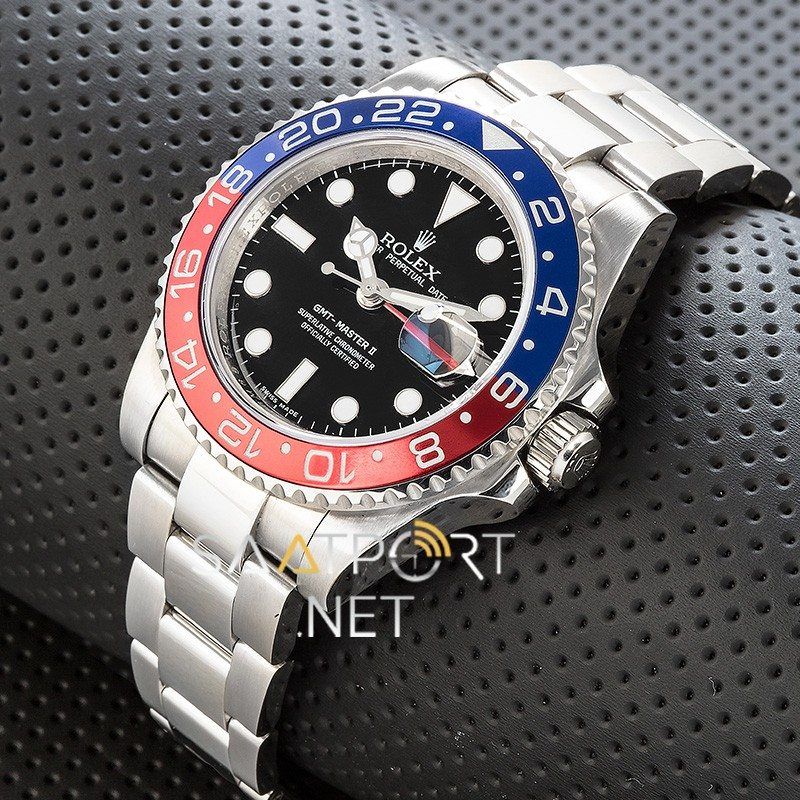 Rolex GMT Master II Seramik Bezel 3186 Swiss ETA