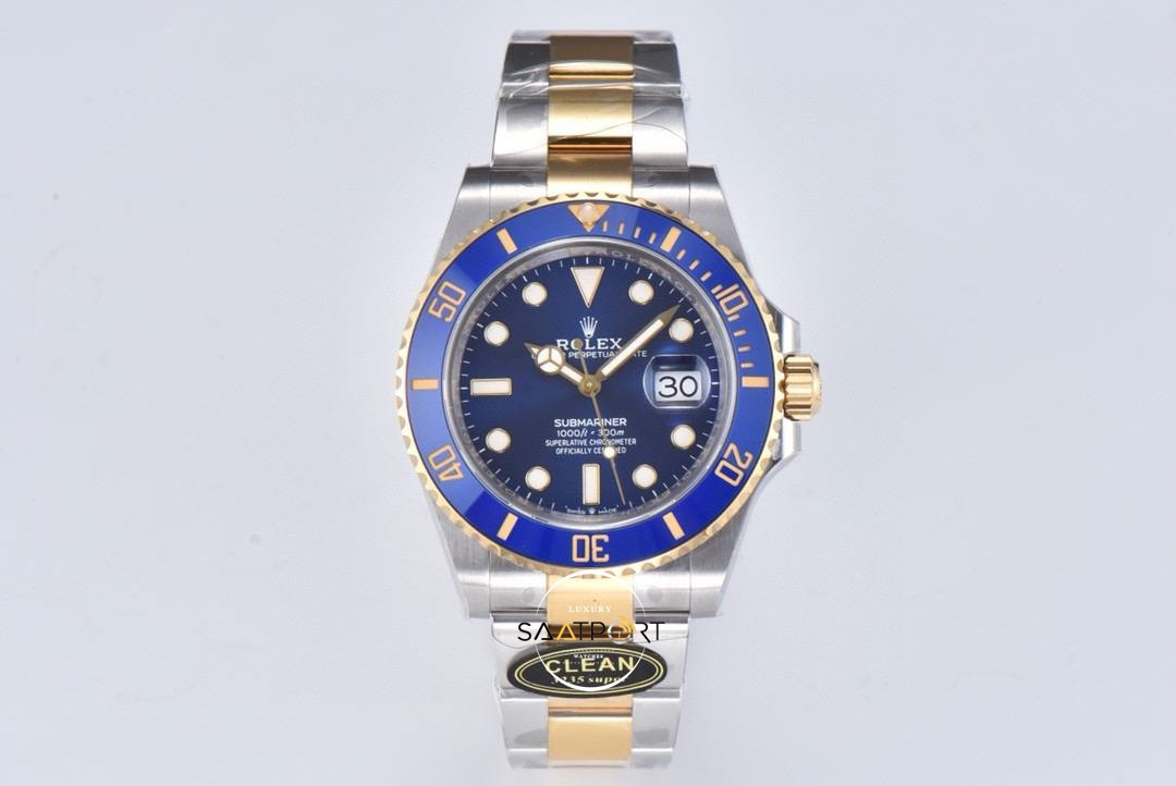 Rolex Submarıner 41mm 116613LB Mavi Kadran Super Clone Eta Clean factory