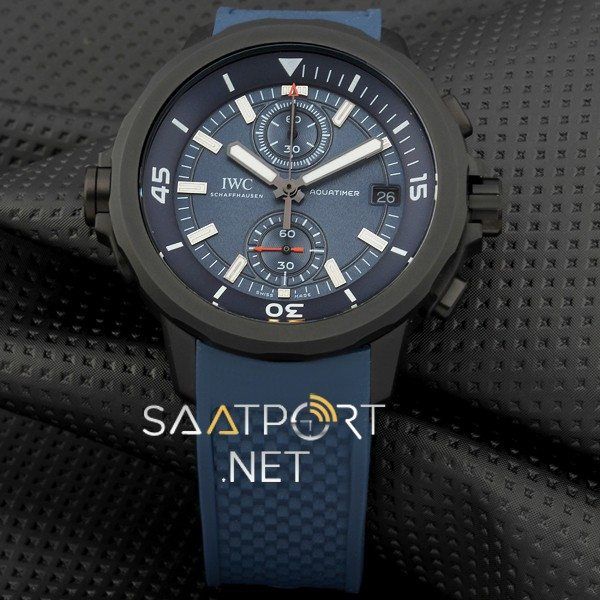 IWC Aquatimer Chronograph Lacivert