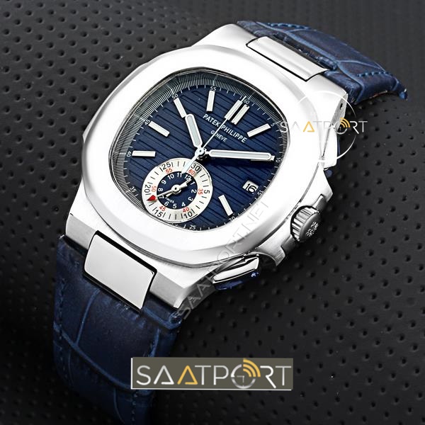 Patek Philippe Nautilus Blue Deri Kordon