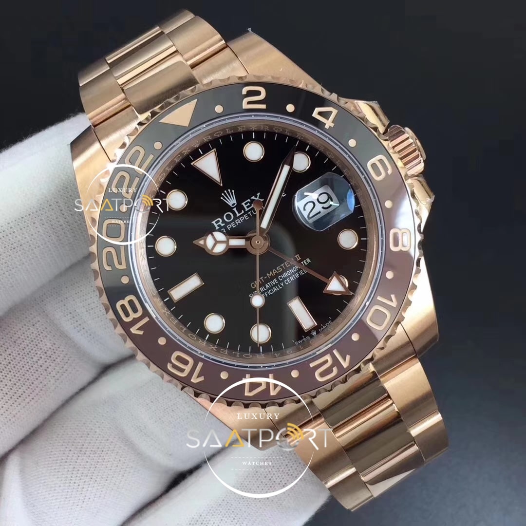 Rolex GMT-Master II Root 126715 Black Brown Ceramic 904L ETA