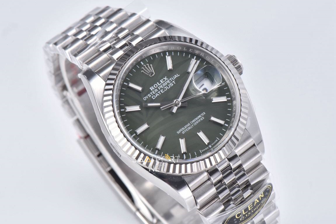 Rolex Datejust 36mm 126234 Palm Green Grün Super Clone Eta