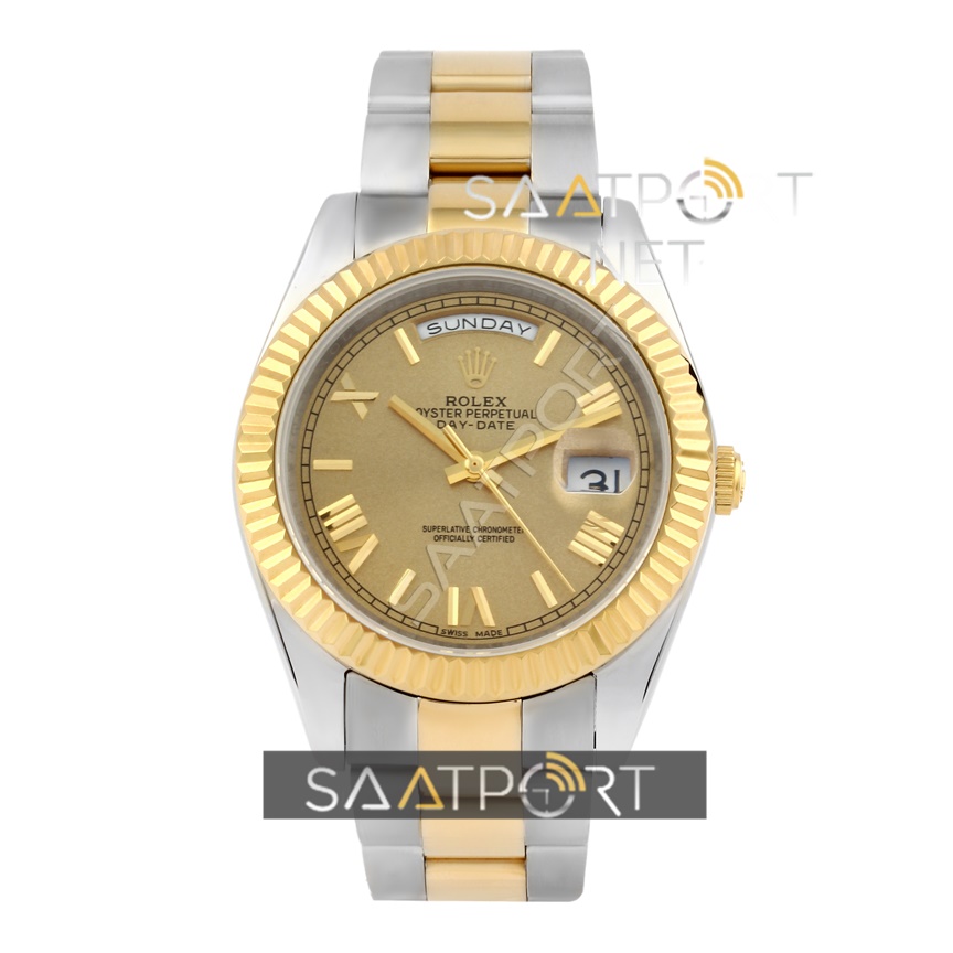 Replika Saat Rolex Day Date Sarı Kadran