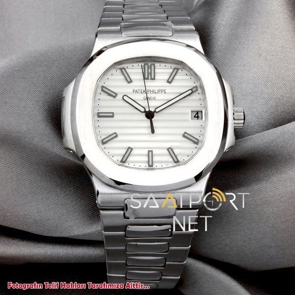 Patek Philippe Nautilus Beyaz Kadran