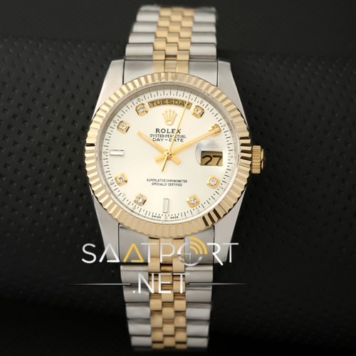 Rolex 36mm Day Date Baget Kadran Stoklarla sınırlı