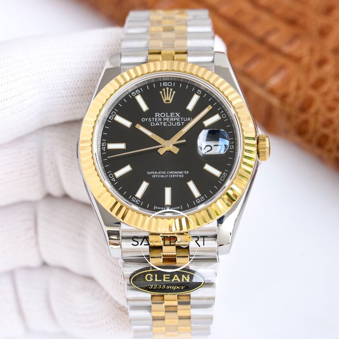 Rolex Datejust Clean Factory Black Dial 3235 Super Clone ETA