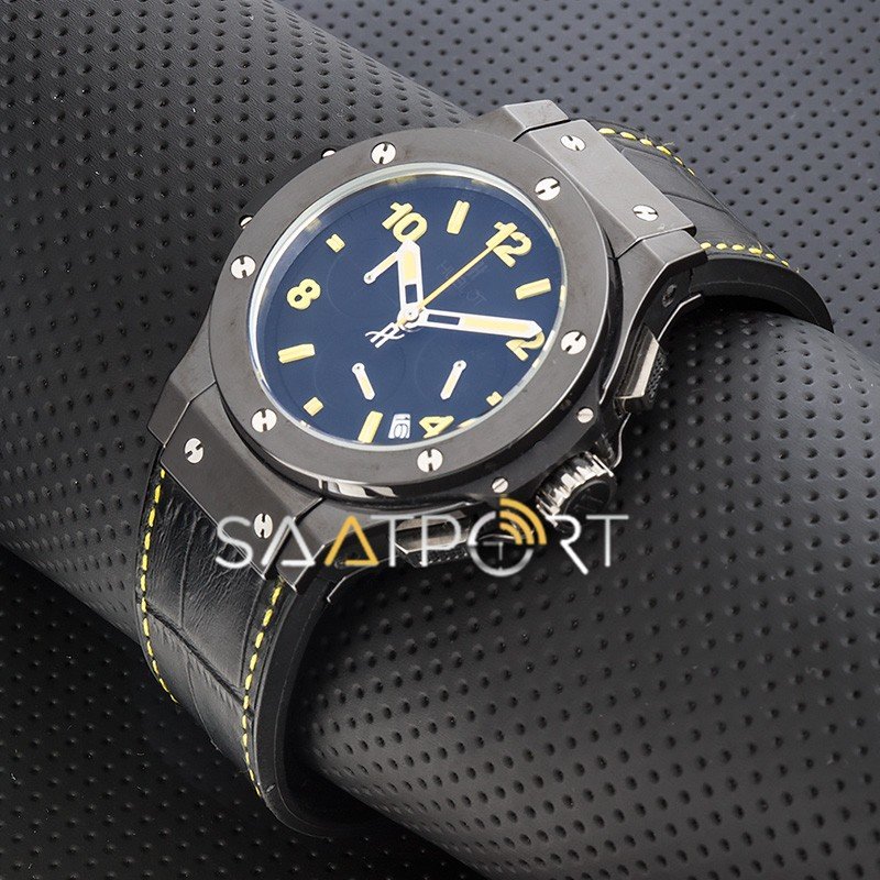 HubLot Big Bang All Black Pvd Seramik Kasa