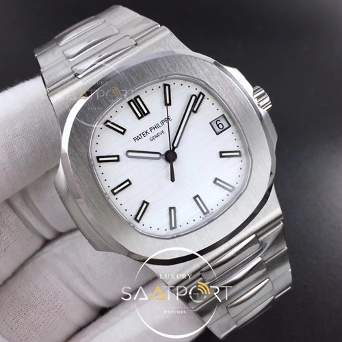 Nautilus 57111A PPF 11 Best Edition White Textured Dial on SS Bracelet 324CS (Free box) V2