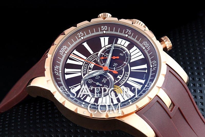 Roger Dubuis Excalibur Kahve Gold