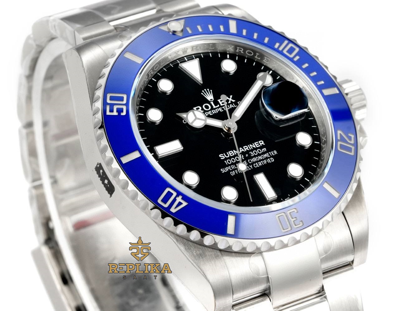 Rolex Submariner 126619LB Cookie Monster VSF Siyah Kadran 41mm 904L Çelik 3235 Super Clone ETA
