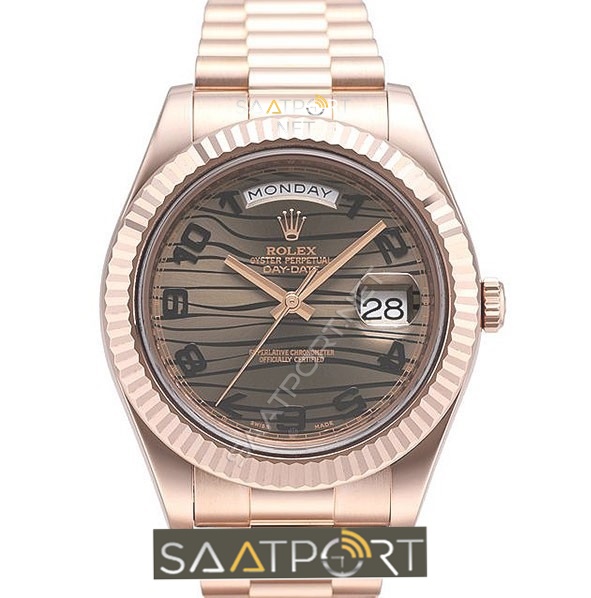 Rolex Day Date Rose Gold Wawe 41 mm