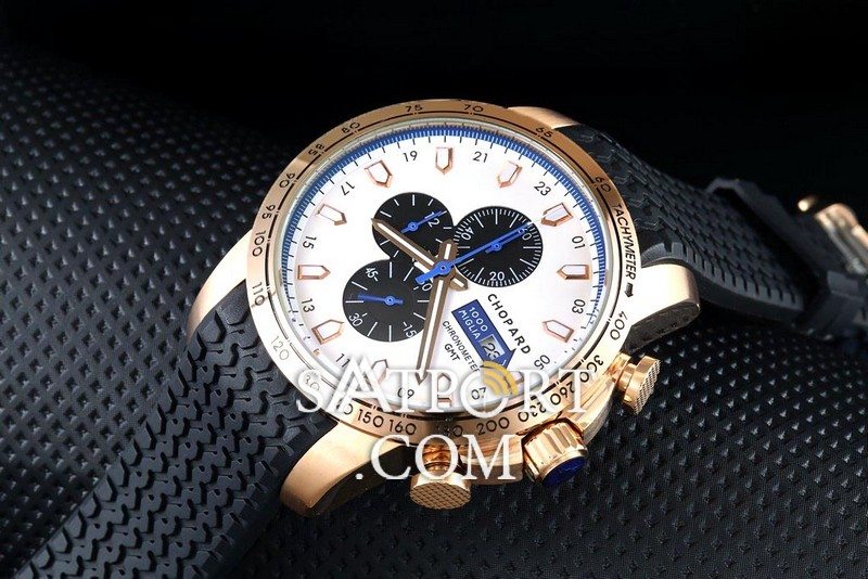 Chopard Mille Miglia GT XL Brescia Gold Lacivert