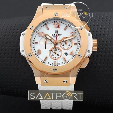 Hublot Big Bang Beyaz Kadran Safir Cam