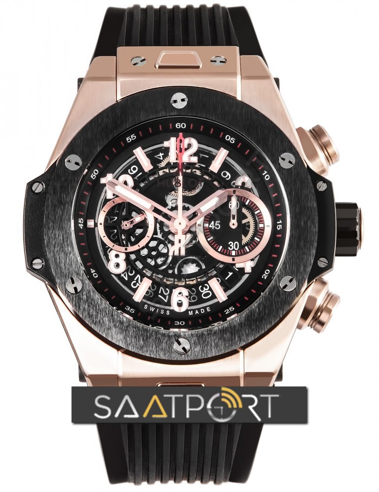 Hublot Big Bang 45mm Unico King Gold Ceramic Bezel 7750 Eta Mekanizma