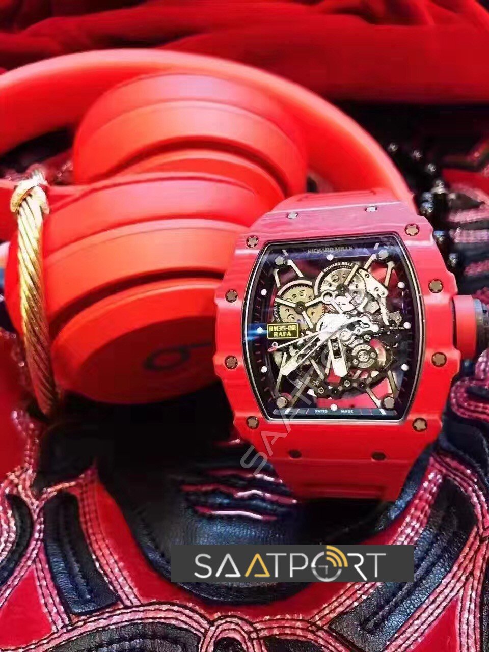 Richard Mille Carbon Eta Saat RM35 02 Rafael Nadal TPT Red