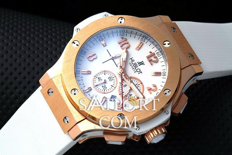 HubLot Big Bang Beyaz Kordon Gold Kasa