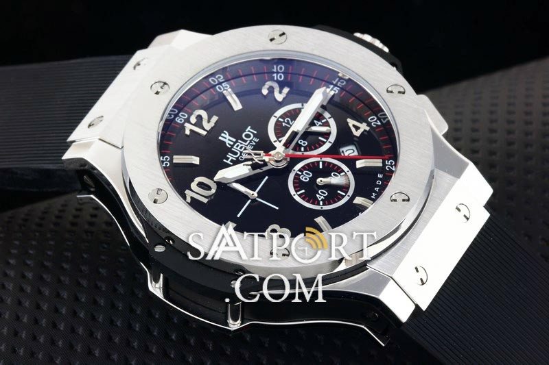 HubLot Big Bang Silver Chronograph II