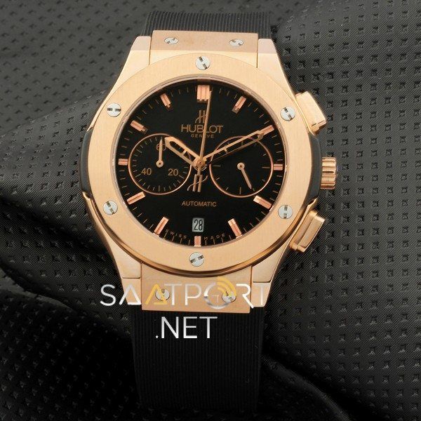 HubLot Big Bang Bayan Saati Siyah Rose