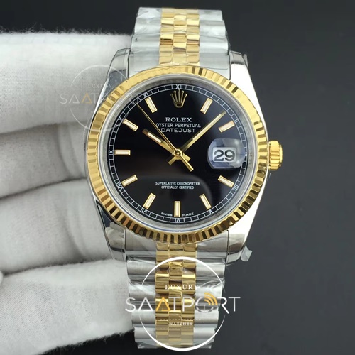 Rolex DateJust 36 mm 26233 ARF 1-1 Best Edition Black Dial Jubilee Bracelet SH3135