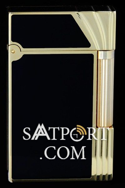 S.T. Dupont Silver&Black Solitaire Lighter