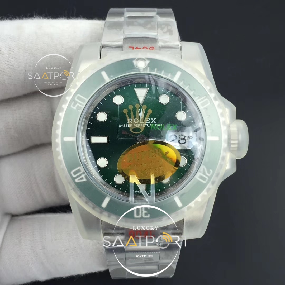 Rolex Submariner 116610 LV Green Ceramic Noob  904L SS Case  Super CLON 3135 V9