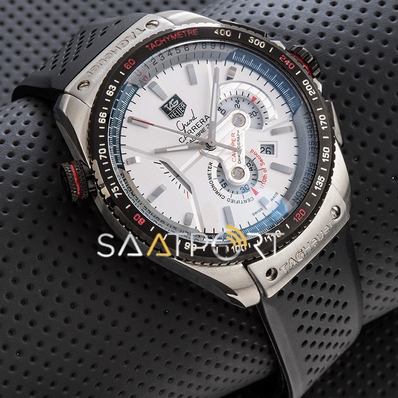 Tag Heuer Calibre 36 Silver Pvd Kasa Chronograph